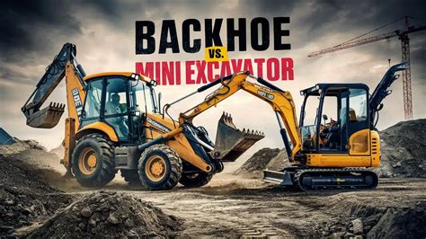 track hoe vs mini excavator|track hoe vs tractor.